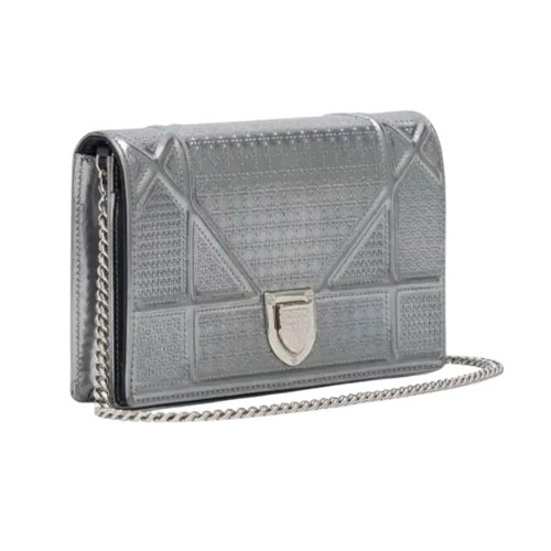 Dior Diorama Silver Handbag