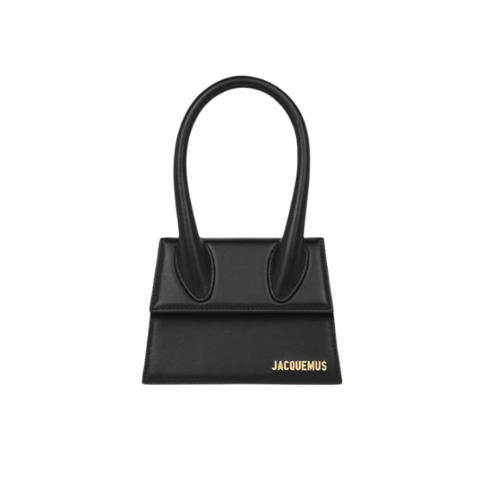 Jacquemus Le Chiquito Moyen Leather Tote - Black