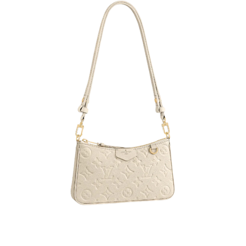 Louis Vuitton Easy Pouch On Strap Handbag - Nude