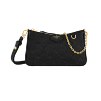Louis Vuitton Easy Pouch On Strap Handbag Black