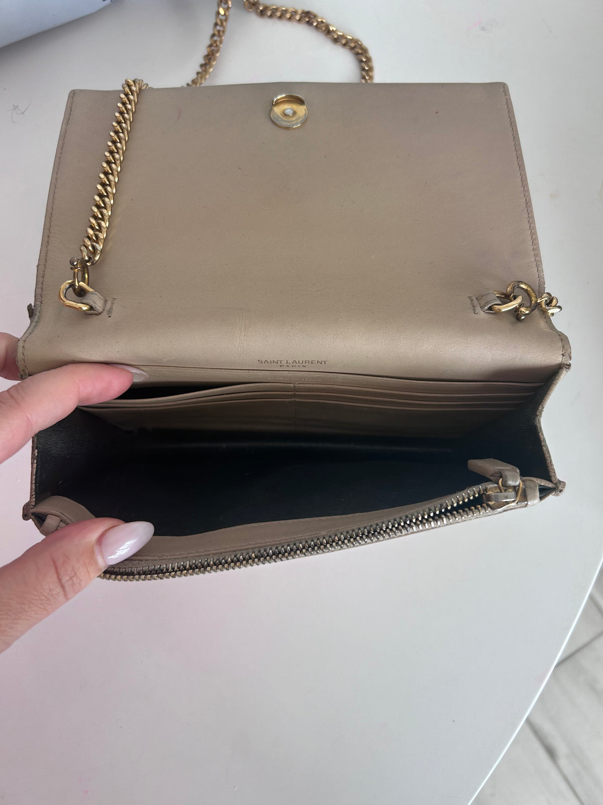 YSL Kate Tassel Handbag Nude - FOR SALE