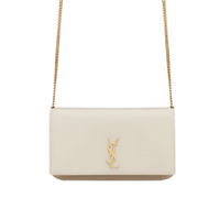 YSL Pouch Bag  - Soft White