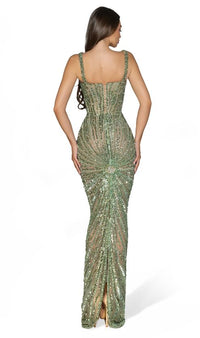 Albina Dyla Aurora Verde Dress