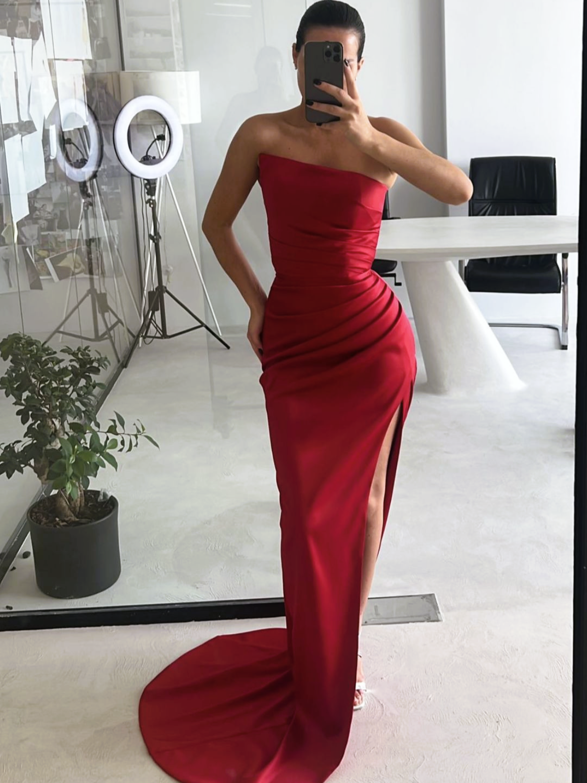 Lia Stubla - Rachel Gown (Red)