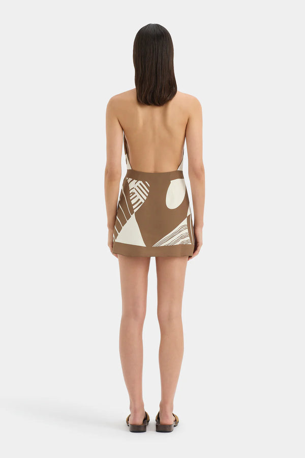 Sir The Label  Almara Wrap Halter Mini Dress