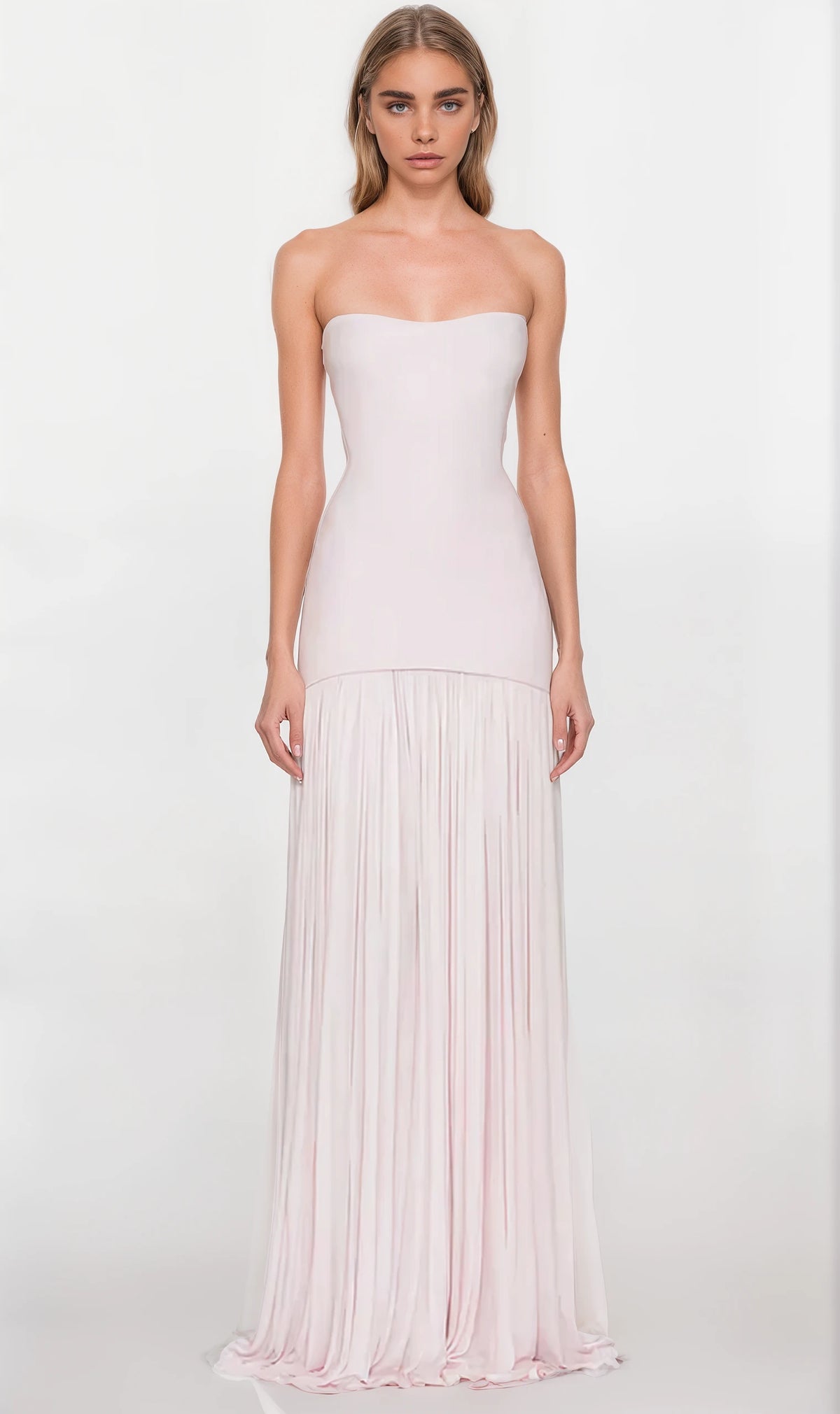 Helsa Studio The Naomi Dress Barely Pink
