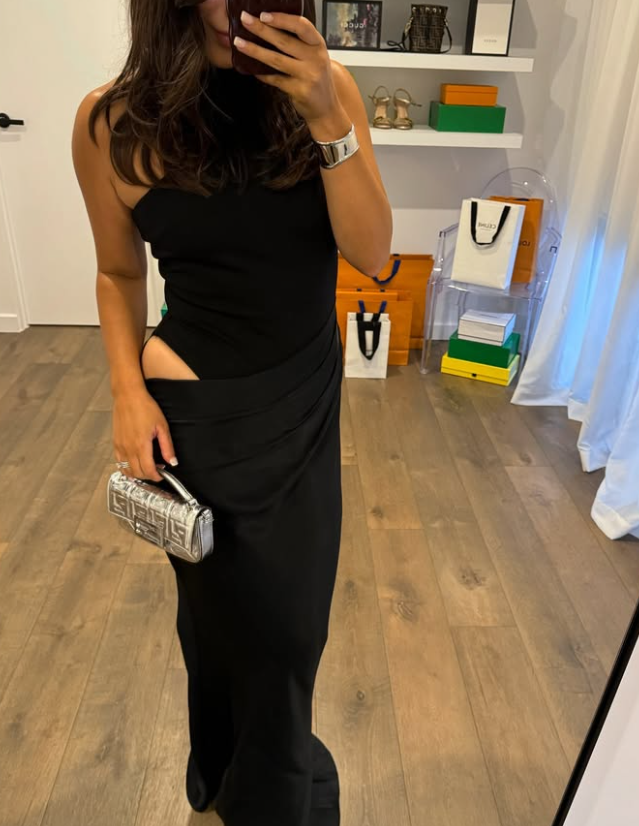 Fendi Silver Baguette bag