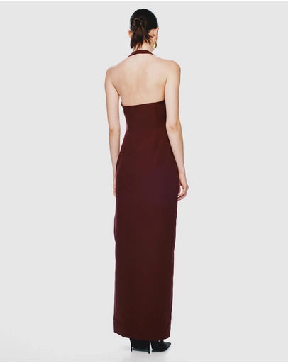 Misha The 'ALUSIA' Maxi Dress - Cherry Red