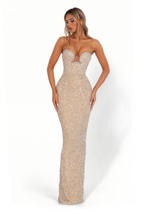 Albina Dyla Starlight strapless gown